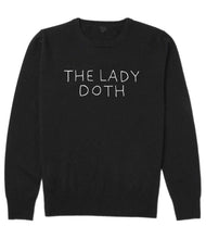 Load image into Gallery viewer, Custom BLACK 100% Cashmere Sweater, Custom Cashmere, The Lady Doth