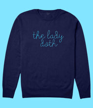 Load image into Gallery viewer, Custom NAVY 100% Cashmere Sweater, Custom Cashmere, The Lady Doth