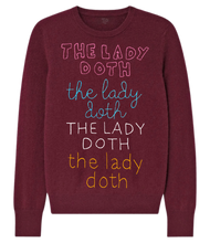 Load image into Gallery viewer, Custom MAROON Colored 100% Cashmere Sweater, Custom Cashmere, The Lady Doth