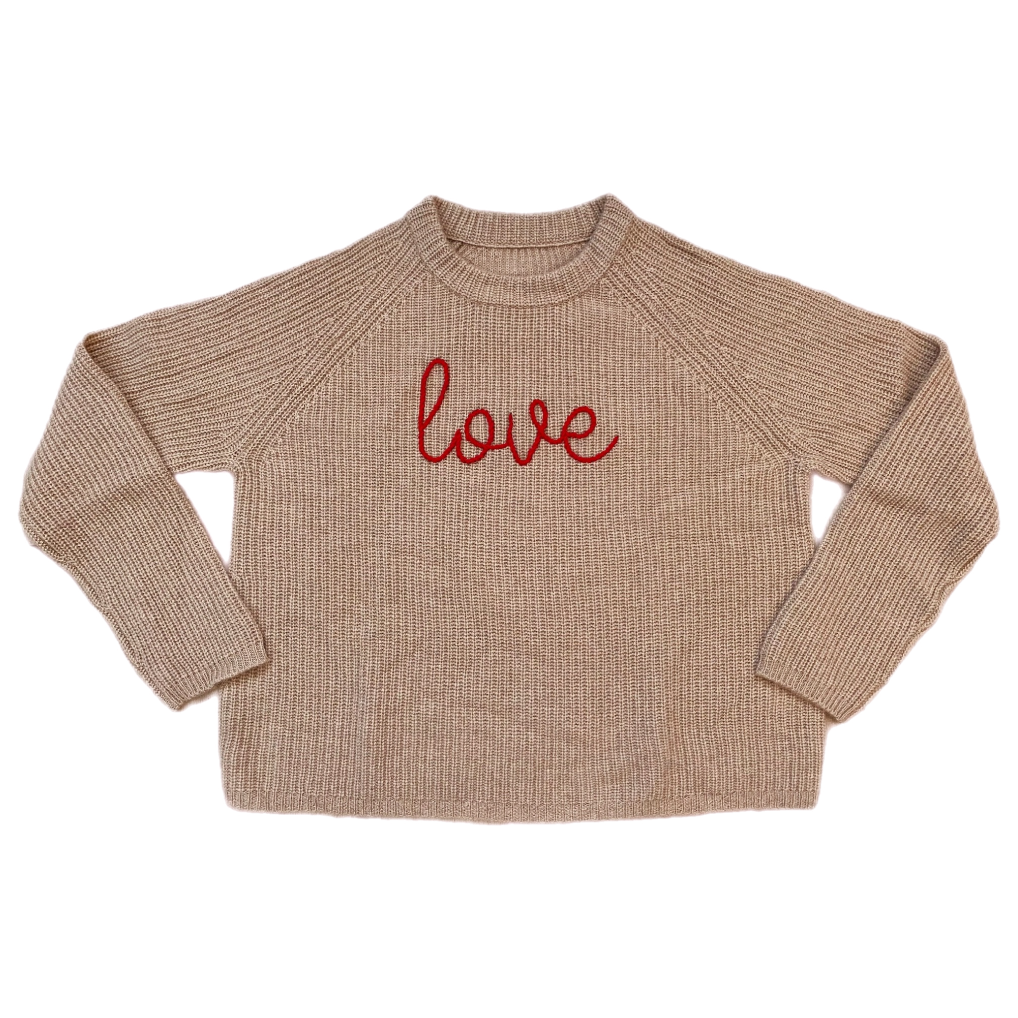 NEW Limited Stock Rib Knit Cashmere Sweater With Chunky Yarn