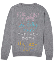 Load image into Gallery viewer, Custom GREY 100% Cashmere Sweater, Custom Cashmere, The Lady Doth
