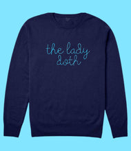 Load image into Gallery viewer, Custom NAVY 100% Cashmere Sweater, Custom Cashmere, The Lady Doth
