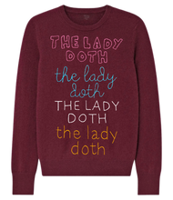Load image into Gallery viewer, Custom MAROON Colored 100% Cashmere Sweater, Custom Cashmere, The Lady Doth
